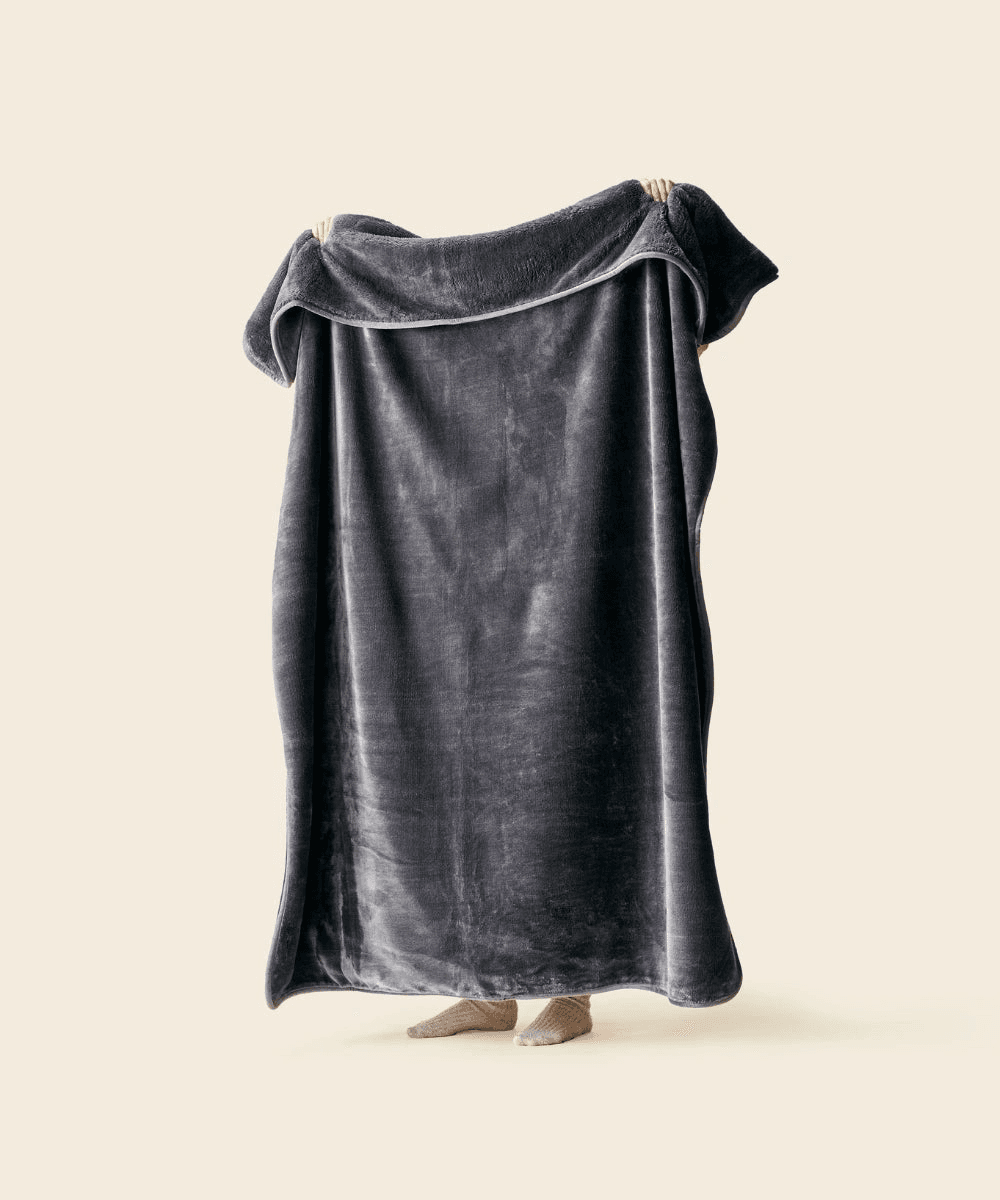 Plaid Cosy Gris Anthracite