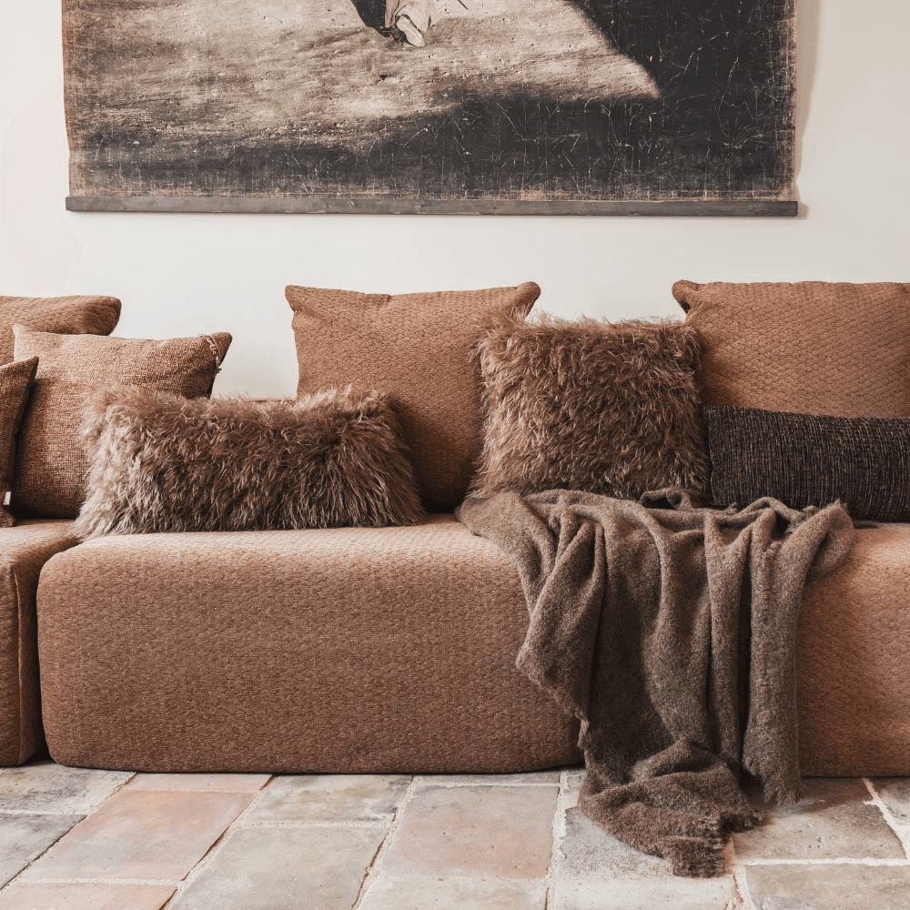 Coussin - 30x60 - FLAVIE - Camel